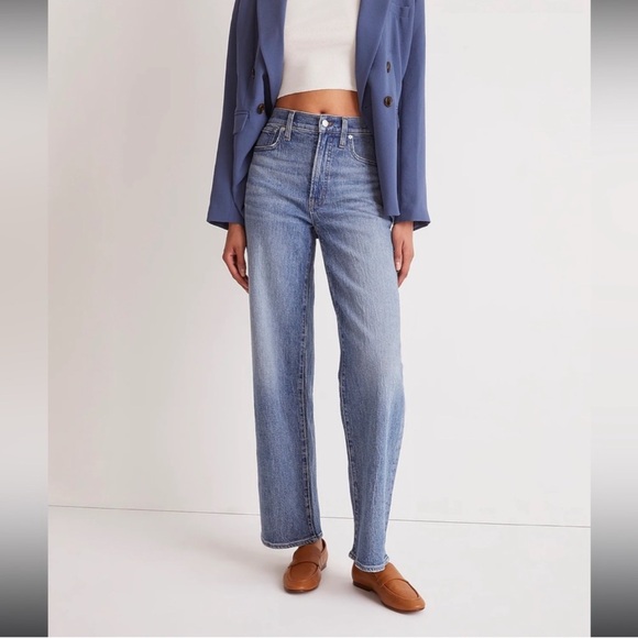 Madewell Denim - Madewell Light Blue High-Rise Wide-Leg Jeans